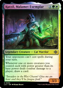 MTG KUTZIL, MALAMET EXEMPLAR FOIL The Lost Caverns of Ixalan NM - Image 1