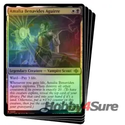 Foil Amalia Benavides Aguirre X4 M/NM Magic MTG The Lost Caverns Of Ixalan - Image 1