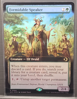 Formidable Speaker (Extended Art) Lorwyn Eclipsed Foil - Image 2