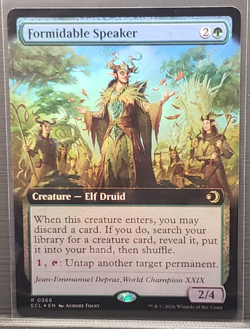 Formidable Speaker (Extended Art) Lorwyn Eclipsed Foil - Image 4