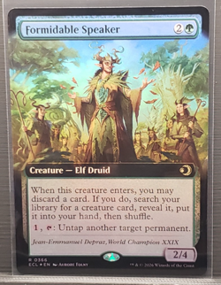 Formidable Speaker (Extended Art) Lorwyn Eclipsed Foil - Image 5