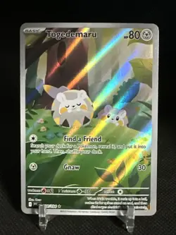 Togedemaru 104/094 Phantasmal Flames Illustration Rare Full Art Pokemon TCG - Image 1
