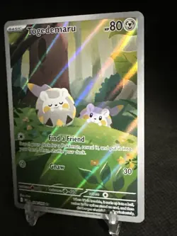 Togedemaru 104/094 Phantasmal Flames Illustration Rare Full Art Pokemon TCG - Image 2