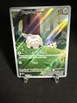 Togedemaru 104/094 Phantasmal Flames Illustration Rare Full Art Pokemon TCG - Image 4