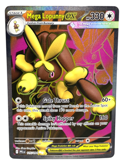 Mega Lopunny ex - 115/094 Pokemon TCG Phantasmal Flames Ultra Rare Pokemon Card - Image 1