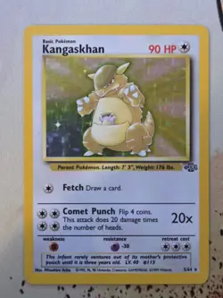 Pokemon TCG Kangaskhan Jungle 5/64 Holo Unlimited Holo Rare 5/64 - Image 1