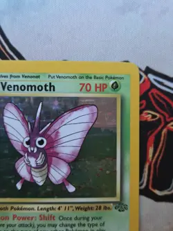 Pokemon 1999 TCG: Venomoth Holo Rare (Jungle Set - Unlimited 13/64) - Image 4