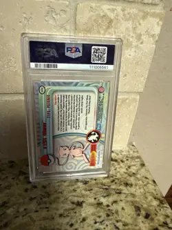 2000 TOPPS POKEMON TV MEW ANIMATION SERIES 3-FOIL PSA 10 POP 17! - Image 2