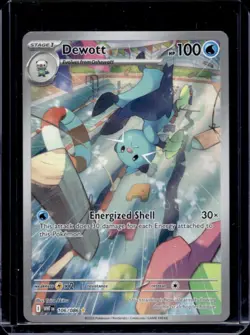 2025 Pokemon White Flare Dewott Illustration Rare #106/086 - Image 1