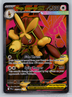 Mega Lopunny Ex 115/094 Secret Rare - Phantasmal Flames English Pokemon TCG NM - Image 1