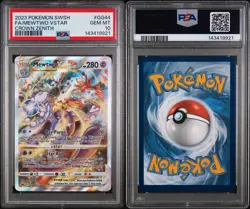 2023 POKEMON SWORD & SHIELD CROWN ZENITH #GG44 FULL ART/MEWTWO VSTAR PSA 10 - Image 3