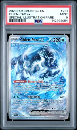 2023 POKEMON PAL EN-PALDEA EVOLVED SPECIAL ILLUSTRATION RARE CHIEN-PAO EX PSA 9 - Image 1