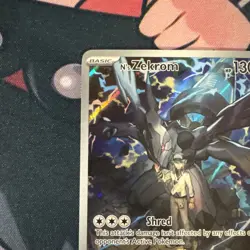 2026 N's Zekrom 031 MEP Ascended Heros ETB Promo Pokemon Center Stamp IN HAND - Image 2