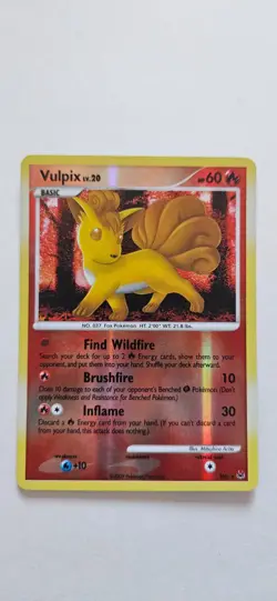 Vulpix Shiny SH6 Reverse Holo Secret Rare Platinum 2009 Pokemon TCG NM English - Image 1