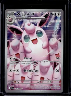 2025 Pokemon Phantasmal Flames Wigglytuff Illustration Rare #105/094 - Image 1