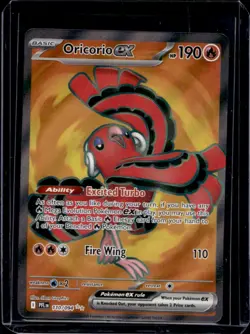 2025 Pokemon Phantasmal Flames Oricorio ex Ultra Rare #110/094 - Image 1