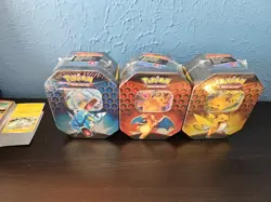 Hidden Fates Sealed Tins SET OF 3 Pokemon Charizard, Gyrados, Raichu - Image 2
