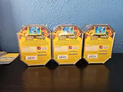 Hidden Fates Sealed Tins SET OF 3 Pokemon Charizard, Gyrados, Raichu - Image 3
