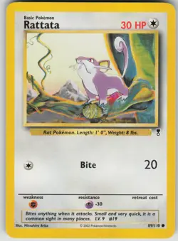 Pokemon TCG Rattata Common Legendary Collection 089/110 - Image 1