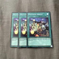 Yugioh X3 OP29-en009 The Mistaken Arrest NM Playset Free Shipping & Tracked - Image 1
