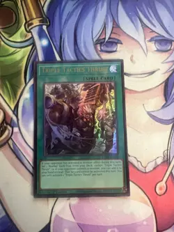 TRIPLE TACTICS THRUST ULTRA RARE CH01-EN030 NEAR MINT YUGIOH - Image 1