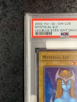 2002 Yu-Gi-Oh! Mystical Elf #062 Legend of Blue Eyes White Dragon GEM 💎 PSA 10 - Image 2