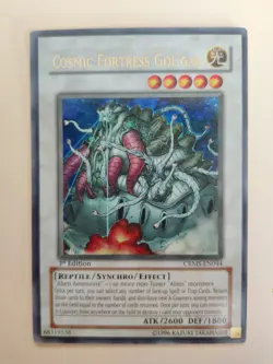 Cosmic Fortress Gol'Gar CRMS-EN044 Crimson Crisis 1st Ed LP - Image 2