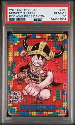 2025 ONE PIECE JPN PREMIUM COLLECTION ONE PIECE DAY'25 MONKEY D. LUFFY PSA 10 - Image 1