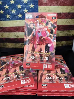 ONE PIECE Heroines EB-03 Lot x10 Sleeved Booster pack English - Image 1