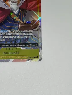 Bandai One Piece Card Game Inuarashi OP06-100 Foil Character Card - Image 3