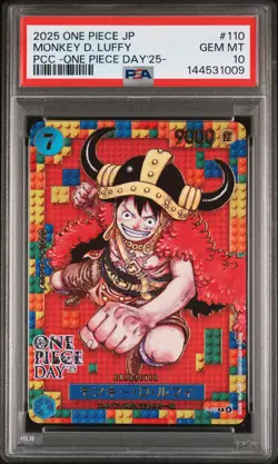 2025 ONE PIECE JPN PREMIUM COLLECTION ONE PIECE DAY'25 MONKEY D. LUFFY PSA 10 - Image 1