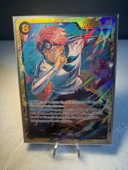 Koby OP11-119 Secret Rare Alternate Art a Fist of Divine Speed One Piece CCG - Image 1