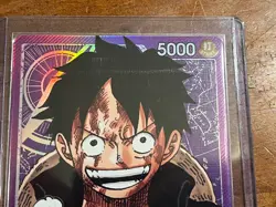 2023 Monkey D. Luffy Alt Art Leader OP05-060 Awakening of the New Era Foil NM - Image 2