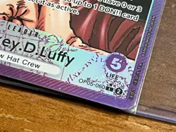 2023 Monkey D. Luffy Alt Art Leader OP05-060 Awakening of the New Era Foil NM - Image 3
