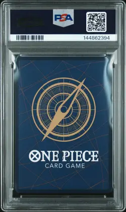 2025 ONE PIECE PRB02-PREMIUM BOOSTER SPECIAL ALTERNATE ART #007 SHANKS PSA 10 - Image 2