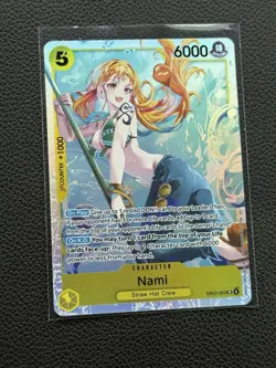 Bandai Nami EB03-053 Full Art Holo Super Rare One Piece CCG 6000 Power 5 Cost - Image 1