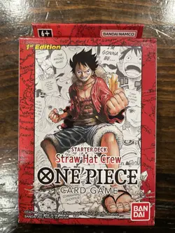 One Piece TCG Super Pre Release Starter Deck 1 Straw Hat Crew Sealed NEW 1st Ed. - Image 2