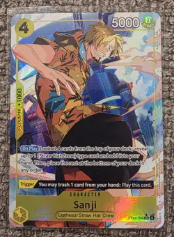 One Piece Sanji ST29-004 (ALT ART) SR Egghead Starter Deck English - Image 1
