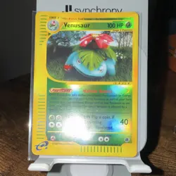 Pokemon Venusaur Expedition Base Set Holo Card 68/165 Nintendo 2002 - Image 1