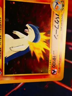 LP JAPANESE Pokemon TYPHLOSION Card PREMIUM FILE 1 Set #157 Neo Genesis HOLO#7 - Image 4