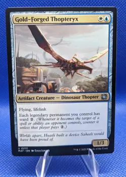 1x Gold-Forged Thopteryx | MAT: The Aftermath | MTG Magic Cards - Image 1