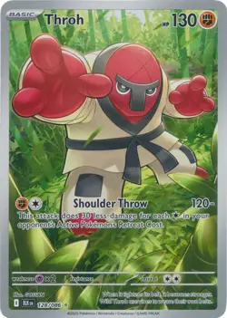 Throh 128/086 Black Bolt BLK English Pokemon Card NM - Image 1