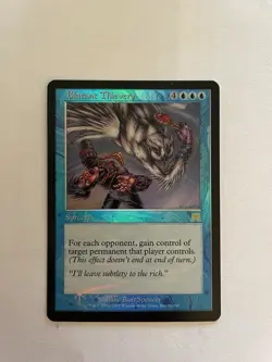 Magic the Gathering Signed Foil Blatant Thievery Card Onslaught Edition - Image 1