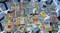 Huge Pokemon One Piece Card Lot Stickers Non TCG Vintage Neo Mid Era Super Rares - Image 1
