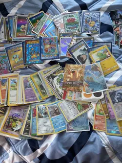 Huge Pokemon One Piece Card Lot Stickers Non TCG Vintage Neo Mid Era Super Rares - Image 3