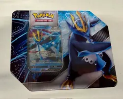 Pokemon Trading Card Game V Strikers Tin Empoleon V Tyranitar Box - Image 1