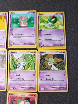 Ralts lot of 7 Vintage Pokemon Cards - Image 3