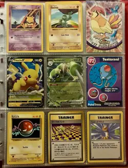Vintage Pokemon Card Collection - No Binder Lot 5 Pages - Holo - Modern LP/NM - Image 3