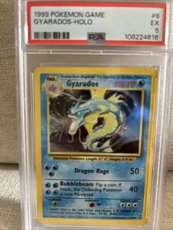 Pokemon TCG Gyarados Holo Rare Card Base Set - Image 2