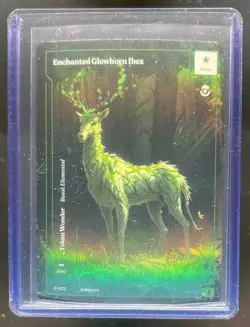 2024 Wonders of The First Token Enchanted Glowhorn Ibex Beast Elemental #25 - Image 1